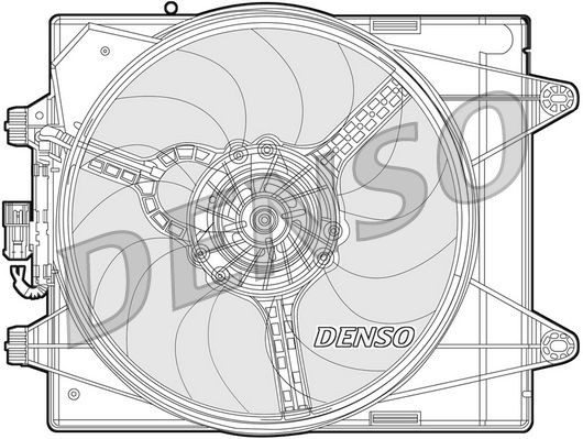 DENSO Fan, radiator Article number: DER13004 cheaply