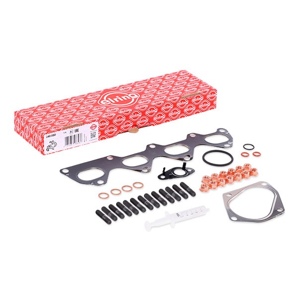 ELRING 240.050 Mounting Kit, charger GOLF 1.4 TSI 160 PS Petrol 2009