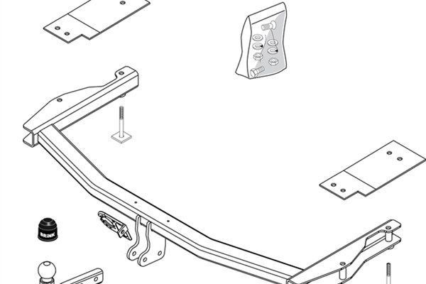 BRINK Trailer Hitch Article number: 379000 cheaply