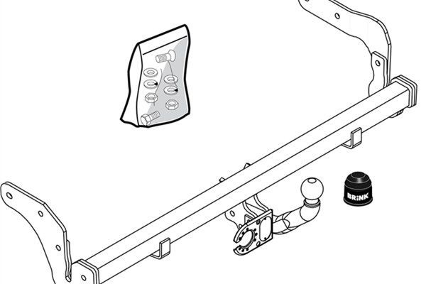BRINK Trailer Hitch Article number: 399100 cheaply