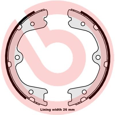 BREMBO Handbrake shoes Article number: S 56 546 cheaply