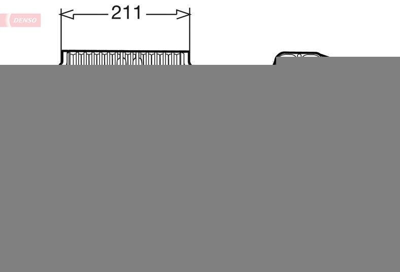 DENSO Air conditioning evaporator Article number: DEV12002 cheaply