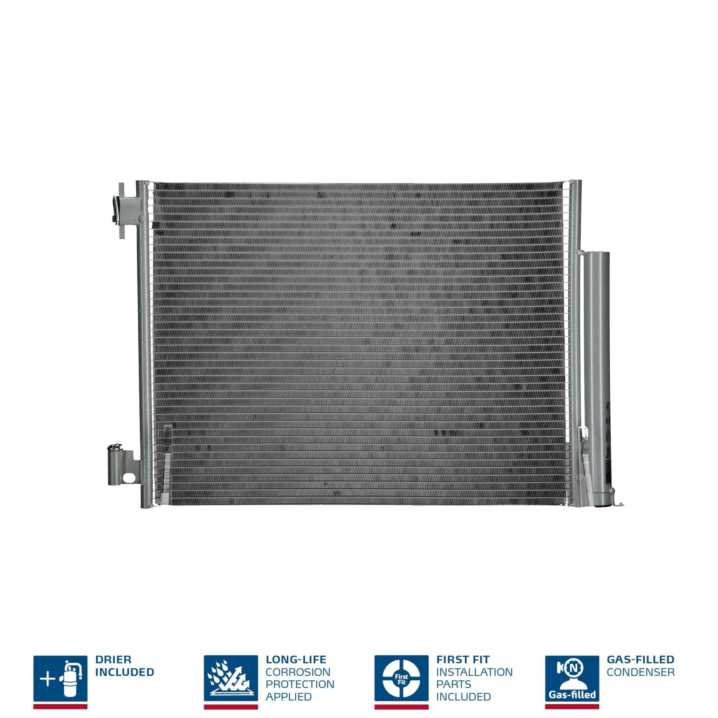NISSENS Air conditioning condenser Article number: 940321 cheaply