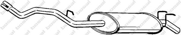 BOSAL Rear silencer Article number: 278-995 cheaply
