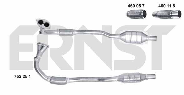 ERNST Catalytic converter Article number: 752251 cheaply