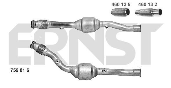 ERNST Catalytic converter Article number: 759816 cheaply
