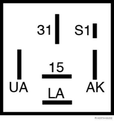HERTH+BUSS ELPARTS Relay, ABS Article number: 75898998 cheaply