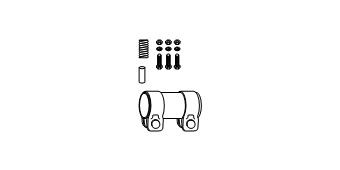 HJS Mounting Kit, catalytic converter Article number: 82 11 3275 cheaply