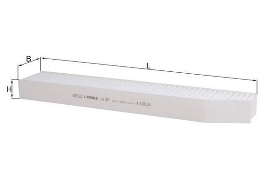 MAHLE ORIGINAL Filtr, vzduch v interiéru Číslo článku: LA 897 levně