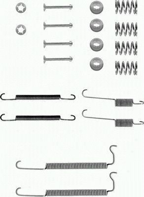 TEXTAR 97001000 Lisakomplekt, Piduriklotsid ASTRA 1.7 D 57 HP Diisel 1991