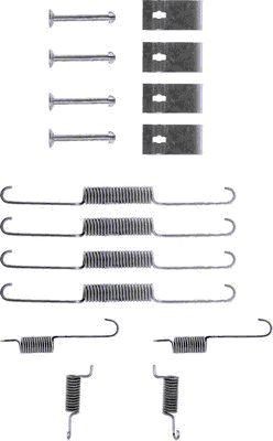 TEXTAR 97005300 Accessory Kit, brake shoes 323 1.6 GT Turbo 4WD (BF2) 140 PS Petrol 1993