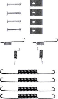 TEXTAR 97005400 Accessory Kit, brake shoes 626 2.0 16V (GDEP) 140 PS Petrol 1992