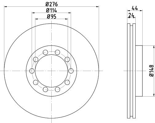 TEXTAR Brake disc Article number: 93085700 cheaply