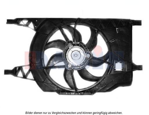 AKS DASIS 188029N Electric Motor, radiator fan LAGUNA 3.0 V6 24V 207 PS Petrol 2007