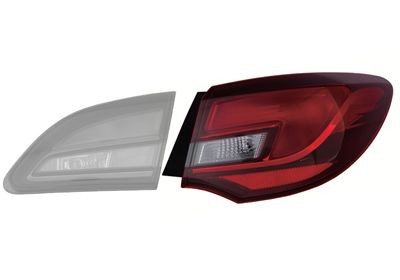 VAN WEZEL Rear light Article number: 3725932 cheaply