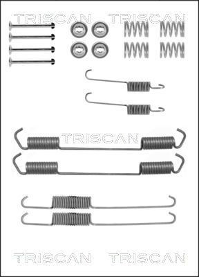 TRISCAN 8105 102550 Lisakomplekt, Piduriklotsid J5 1.9 D 70 HP Diisel 1994