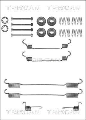 TRISCAN 8105 102572 Accessory Kit, brake shoes SCUDO 2.0 JTD 94 PS Diesel 2006