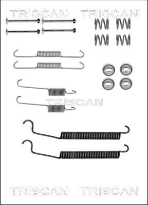 TRISCAN 8105 102599 Lisakomplekt, Piduriklotsid TWINGO 1.0 59 HP Bensiin 2012