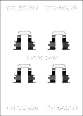 TRISCAN 8105 131628 Σετ βοηθ. εξαρτημάτων, τακάκια φρένων COROLLA 1.6 i (AE92) 105 PS Βενζίνη 1994