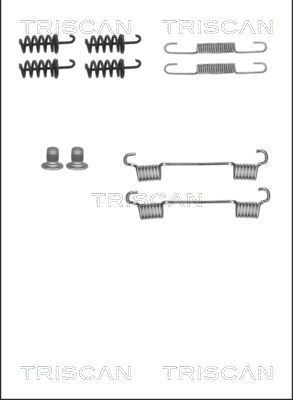 TRISCAN 8105 232564 Lisakomplekt, Piduriklotsid C-klass C 270 CDI 2.7 (203.216) 163 HP Diisel 2007