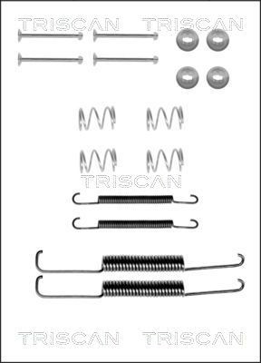 TRISCAN 8105 242494 Lisakomplekt, Piduriklotsid CHEVETTE 1.2 53 HP Bensiin 1985