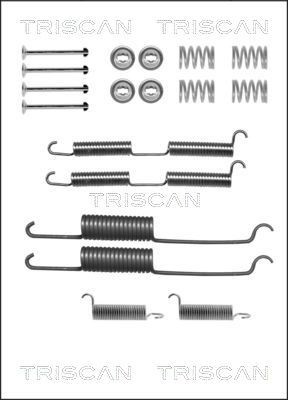 TRISCAN 8105 252569 Lisakomplekt, Piduriklotsid TRAFIC 2.0 4x4 80 HP Bensiin 1989