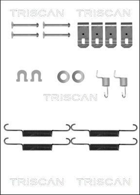 TRISCAN 8105 402541 Brake shoe fitting kit CR-V 2.0 i-VTEC (RE5, RE1) 150 PS Petrol