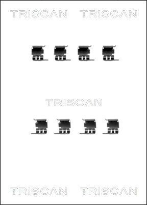 TRISCAN 8105 691616 Zubehörsatz, Scheibenbremsbelag WAGON R+ 1.2 (SR412) 69 PS Benzin 2000