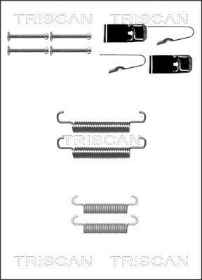TRISCAN 8105 802001 Kit di accessori per ganasce freno PT CRUISER GT 2.4 223 CV Benzina 2010