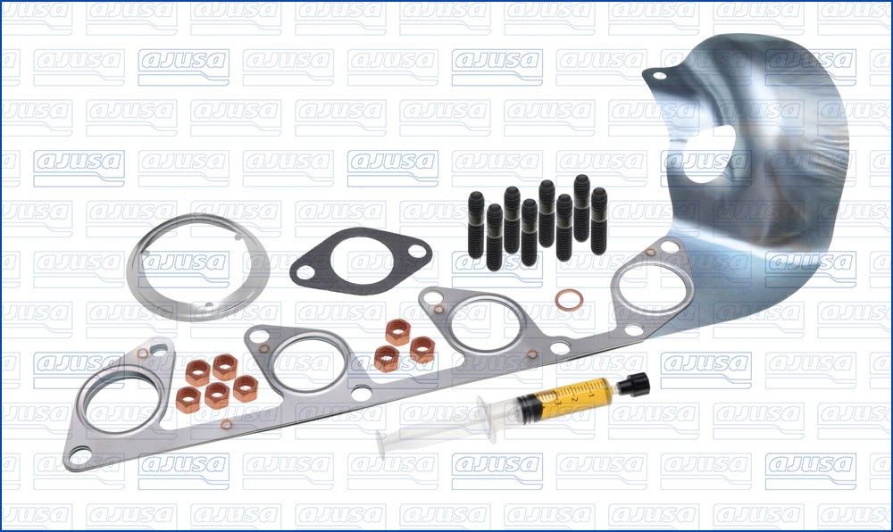 AJUSA JTC11704 Mounting Kit, charger OCTAVIA 2.0 TDI RS 170 PS Diesel 2013