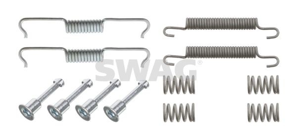 SWAG 10 92 9225 Kit accessori, Ganasce freno Serie 7 750 Li 405 CV Benzina 2015