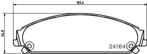 MINTEX Piduriklotsid Artikli number: MDB2696 soodsalt