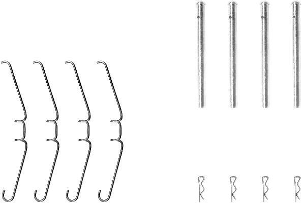 TEXTAR Accessory Kit, disc brake pads Article number: 82051200 cheaply