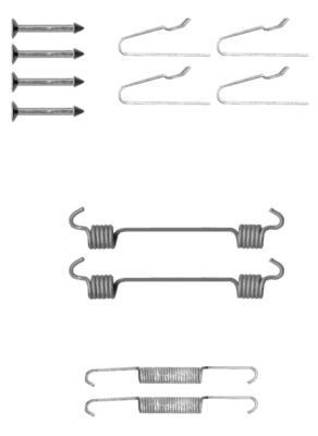TEXTAR 97034600 Lisakomplekt, seisupiduriklotsid 300 3.0 CRD 218 HP Diisel