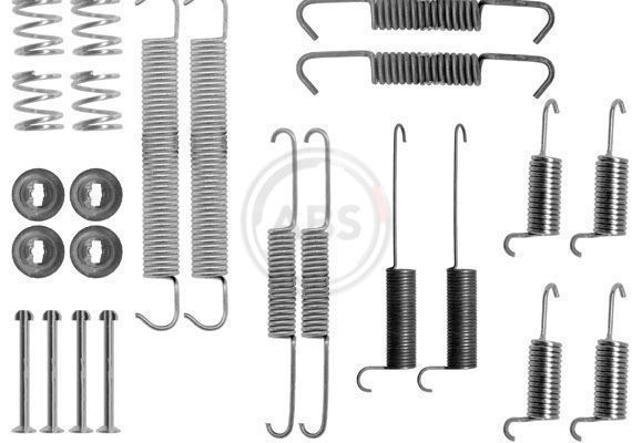 A.B.S. 0712Q Accessory Kit, brake shoes TRANSPORTER 2.4 D Syncro 78 PS Diesel 2003