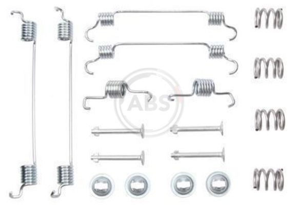 A.B.S. 0820Q Accessory Kit, brake shoes SPLASH 1.3 CDTI (A5B 413D) 75 PS Diesel