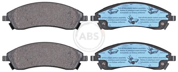 A.B.S. Brake pad set Article number: 37570 cheaply