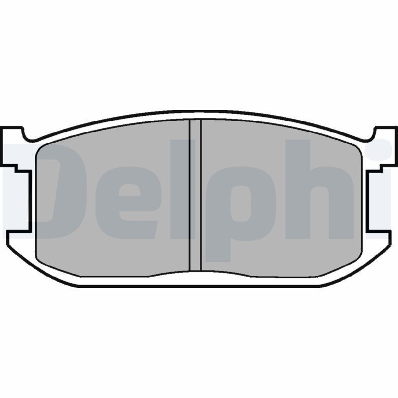 DELPHI Brake pad set Article number: LP234 cheaply