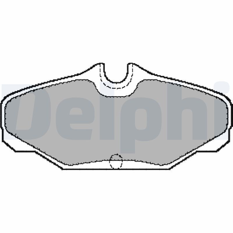 DELPHI Brake pad set Article number: LP888 cheaply