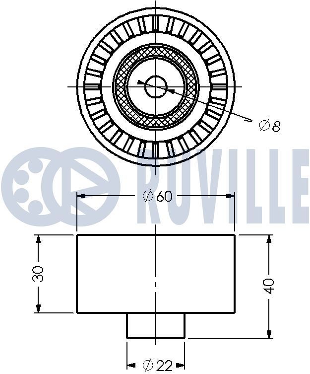 RUVILLE Wheel bearing kit Article number: 6822 cheaply