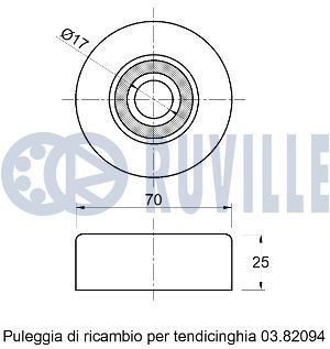 RUVILLE Water pump Article number: 66970 cheaply