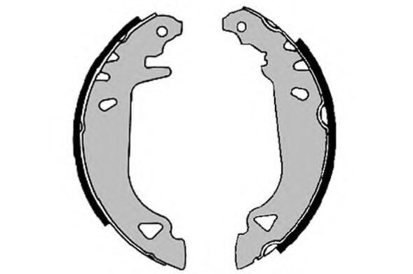 RAICAM Brake Shoe Set Article number: 2478 cheaply