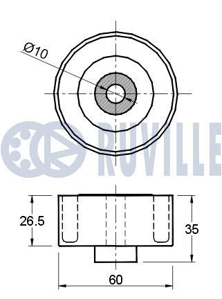 RUVILLE Strammer, styrekæde Varenummer: 3487003 billige