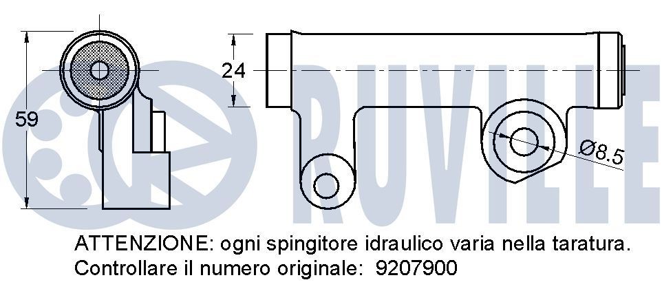 RUVILLE Timing belt kit Article number: 5730170 cheaply