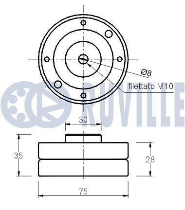 RUVILLE Wheel bearing kit Article number: 8947 cheaply