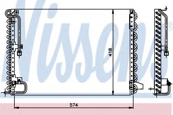 NISSENS Condensator, climatizare număr articol: 94149 ieftin