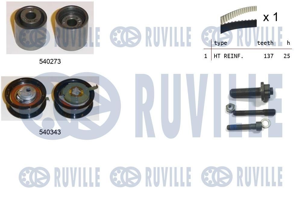 RUVILLE Water pump Article number: 67732 cheaply
