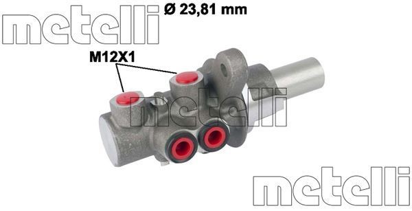 METELLI Peapiduri silinder Artikli number: 05-0779 soodsalt