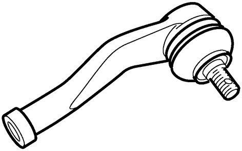 TRW Track rod end Article number: JTE542 cheaply