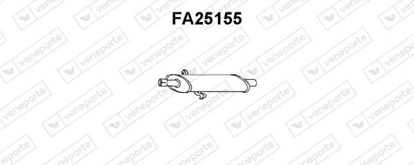 VENEPORTE Middle silencer Article number: FA25155 cheaply